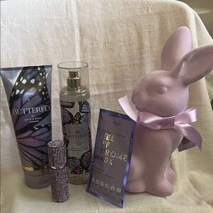 Bath & Body Works Purple Butterfly Fragrance Bundle